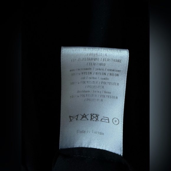 Sandro Women’s Black Mini Lace-panel Dress Fitted Size 1 - Picture 14 of 14